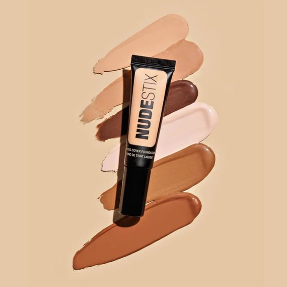 NUDESTIX TINTED COVER LIQUID FOUNDATION SHADE #NUDE 4 - Picture 3 of 8